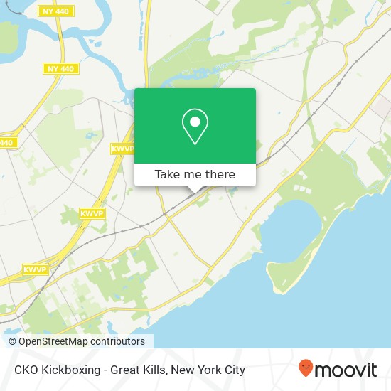 CKO Kickboxing - Great Kills map