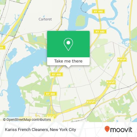 Kariss French Cleaners map