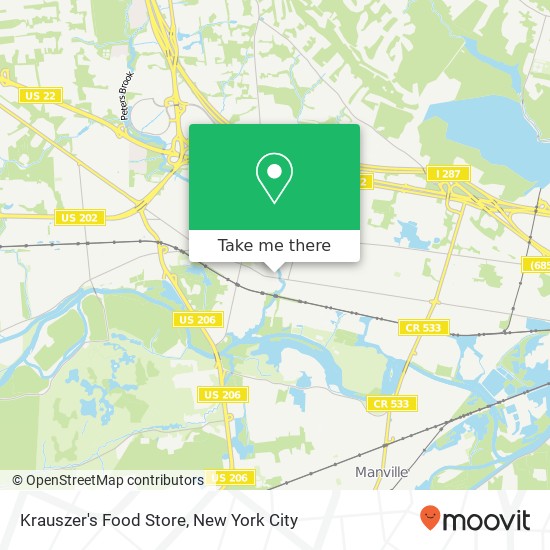 Mapa de Krauszer's Food Store