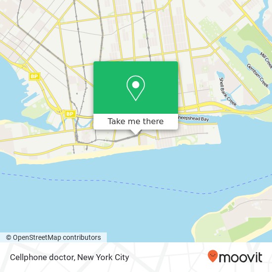 Mapa de Cellphone doctor