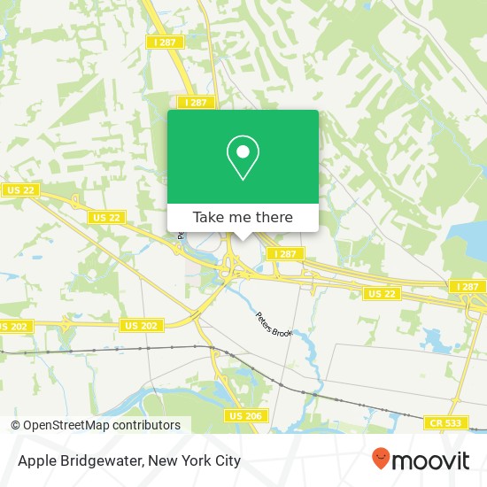 Apple Bridgewater map