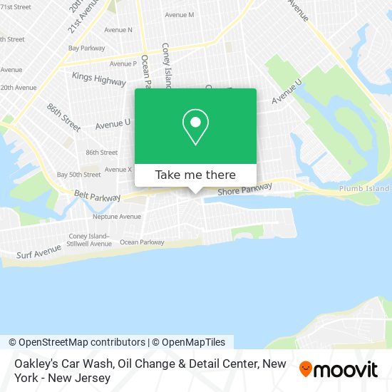 Mapa de Oakley's Car Wash, Oil Change & Detail Center