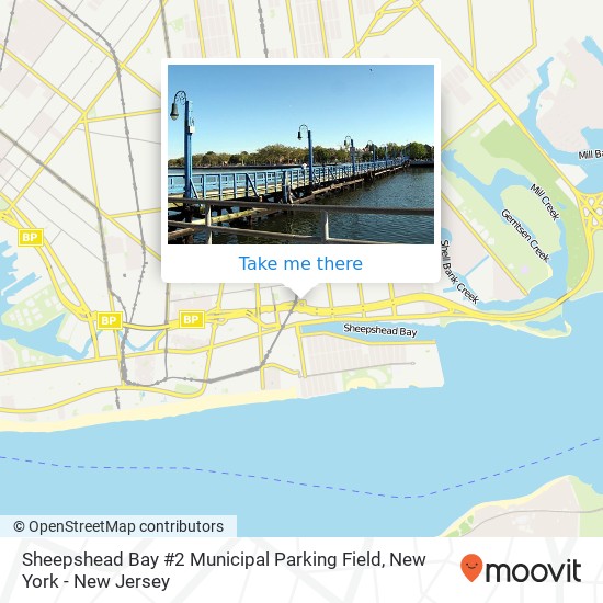 Sheepshead Bay #2 Municipal Parking Field map