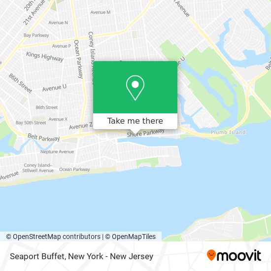 Seaport Buffet map