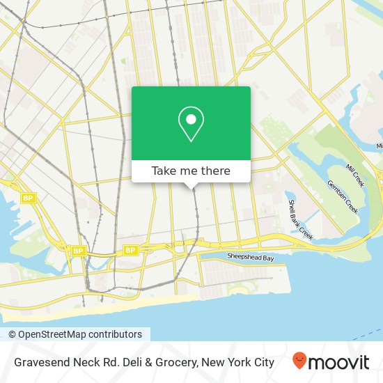 Gravesend Neck Rd. Deli & Grocery map