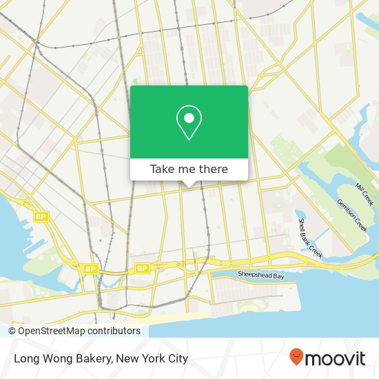 Long Wong Bakery map