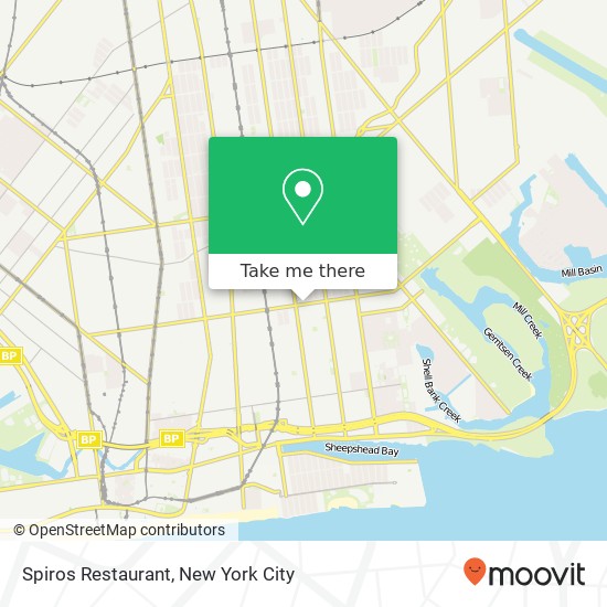 Spiros Restaurant map