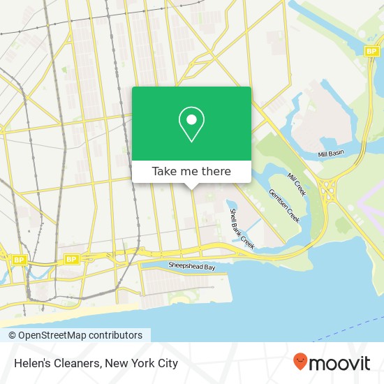 Helen's Cleaners map