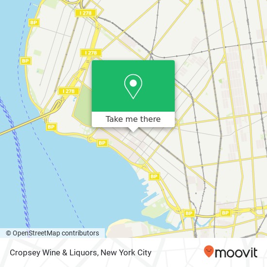 Cropsey Wine & Liquors map