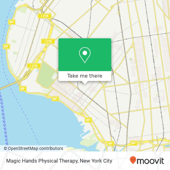 Mapa de Magic Hands Physical Therapy