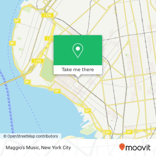 Mapa de Maggio's Music