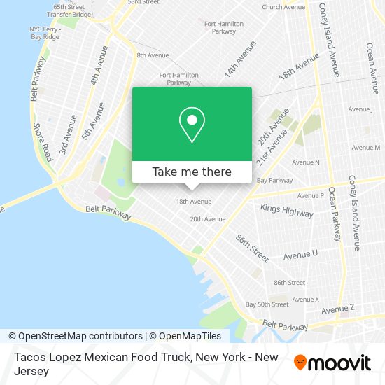 Mapa de Tacos Lopez Mexican Food Truck