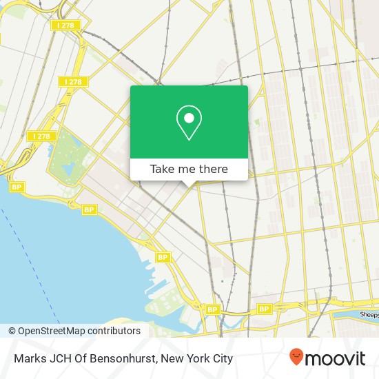 Mapa de Marks JCH Of Bensonhurst