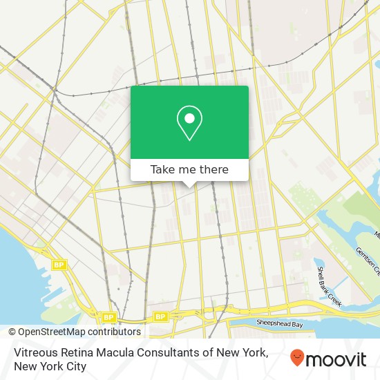 Vitreous Retina Macula Consultants of New York map
