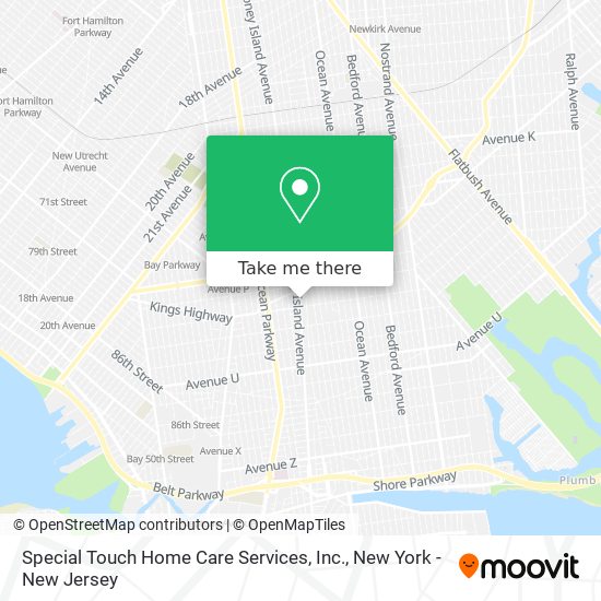 Mapa de Special Touch Home Care Services, Inc.