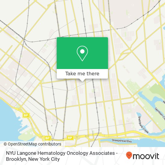 Mapa de NYU Langone Hematology Oncology Associates - Brooklyn