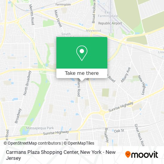 Mapa de Carmans Plaza Shopping Center