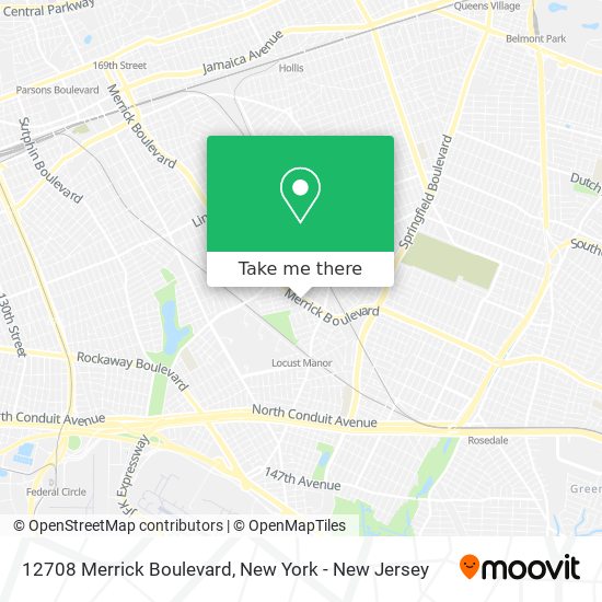 Mapa de 12708 Merrick Boulevard