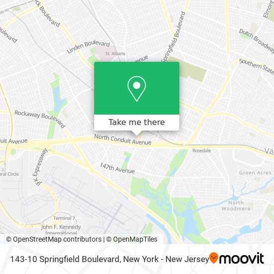 Mapa de 143-10 Springfield Boulevard