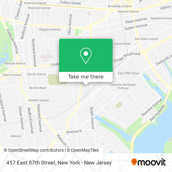 Mapa de 457 East 57th Street