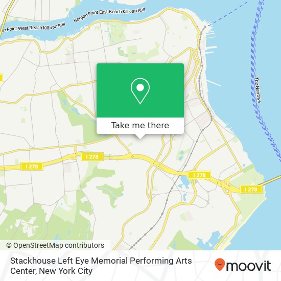 Mapa de Stackhouse Left Eye Memorial Performing Arts Center