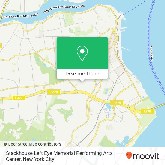 Stackhouse Left Eye Memorial Performing Arts Center map