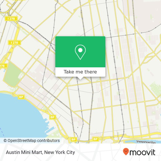 Mapa de Austin Mini Mart