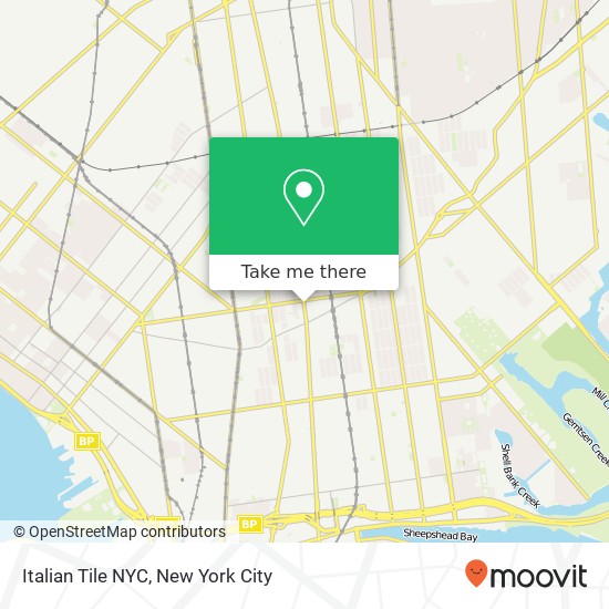 Mapa de Italian Tile NYC