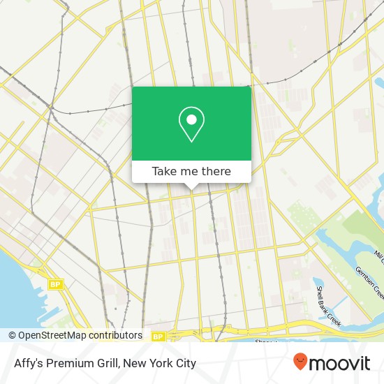 Affy's Premium Grill map