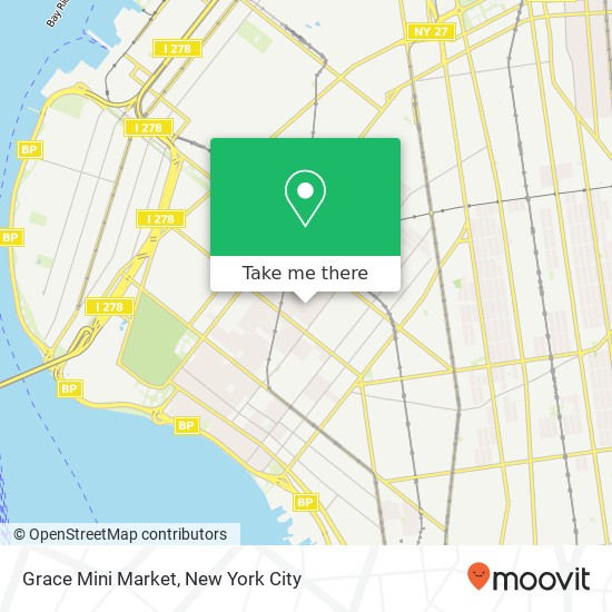 Grace Mini Market map