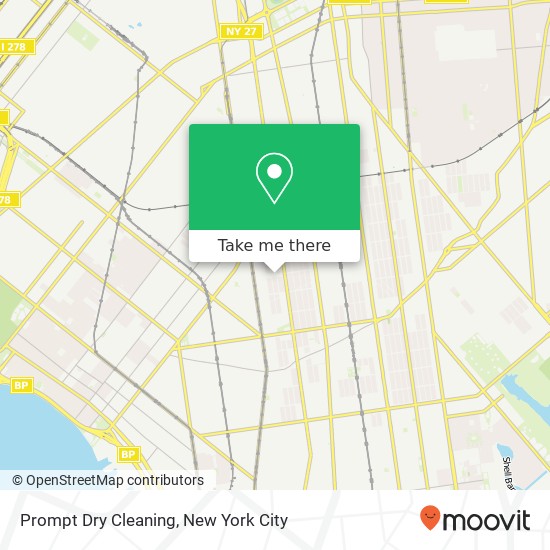 Prompt Dry Cleaning map