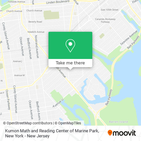 Kumon Math and Reading Center of Marine Park map