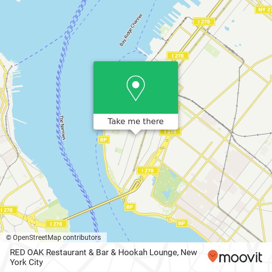 RED OAK Restaurant & Bar & Hookah Lounge map
