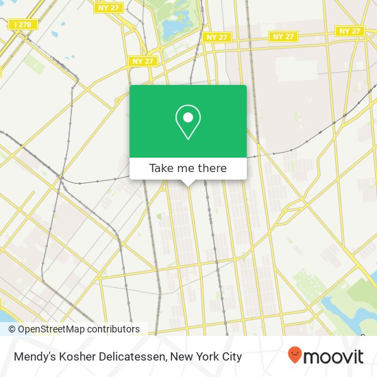 Mapa de Mendy's Kosher Delicatessen