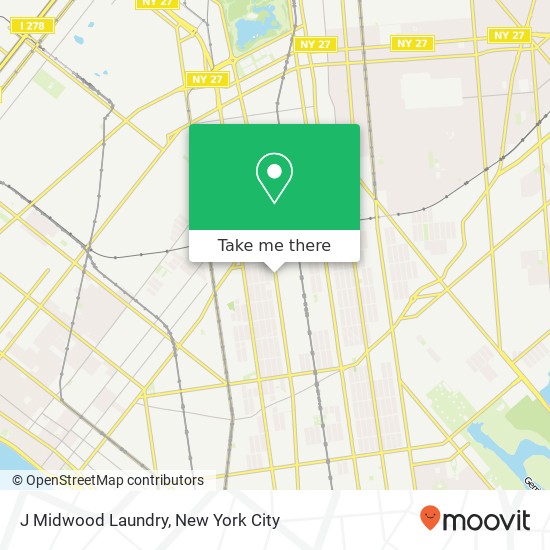 J Midwood Laundry map