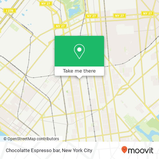 Chocolatte Espresso bar map