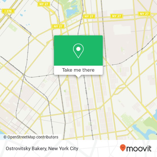 Mapa de Ostrovitsky Bakery