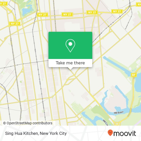Mapa de Sing Hua Kitchen