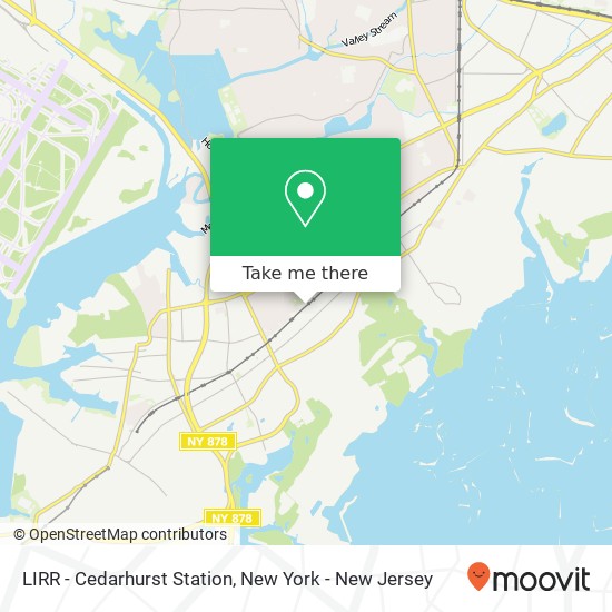 Mapa de LIRR - Cedarhurst Station