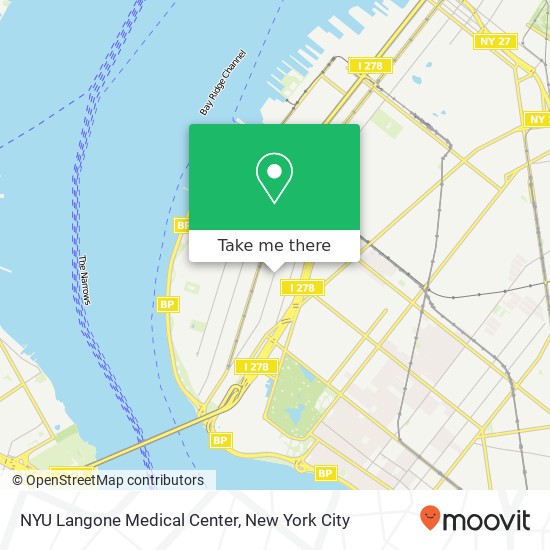 Mapa de NYU Langone Medical Center