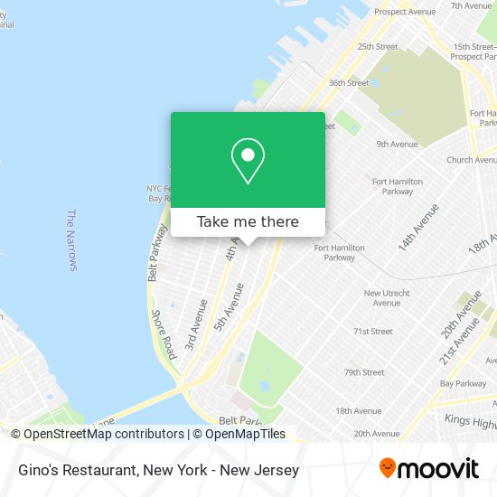 Mapa de Gino's Restaurant