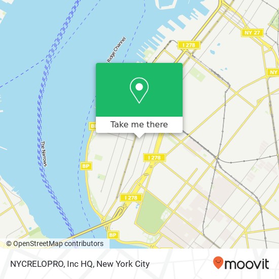 Mapa de NYCRELOPRO, Inc HQ