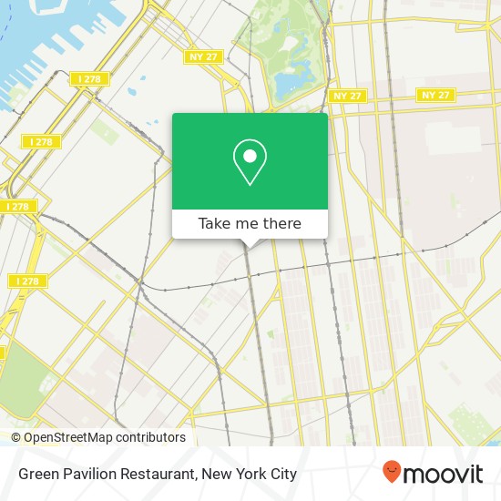 Mapa de Green Pavilion Restaurant