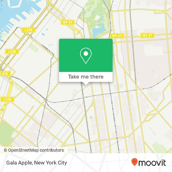 Mapa de Gala Apple