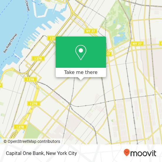 Capital One Bank map