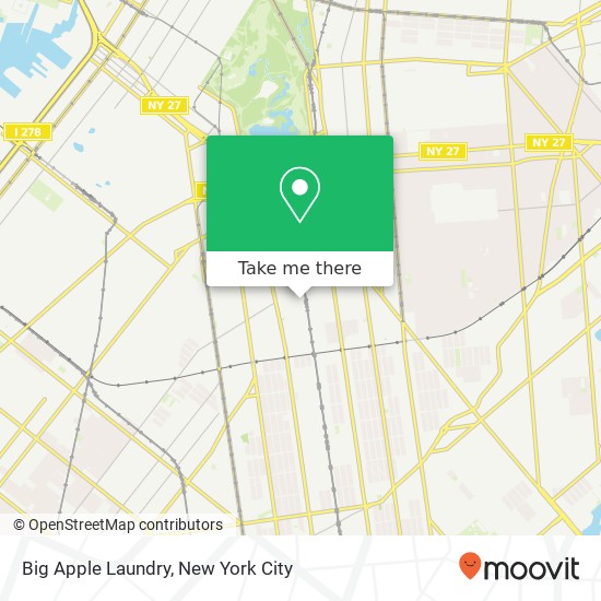 Mapa de Big Apple Laundry