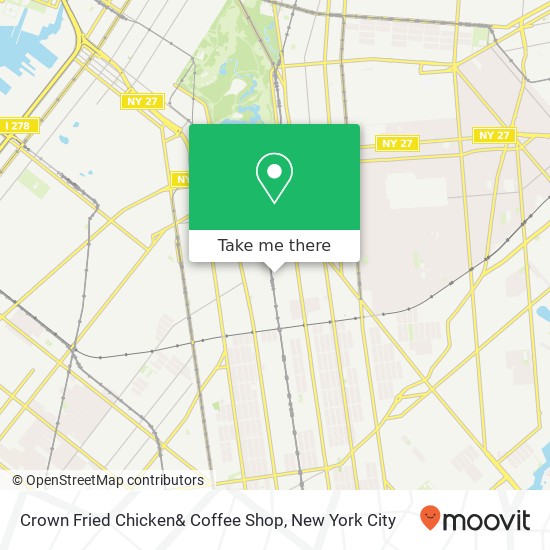 Mapa de Crown Fried Chicken& Coffee Shop
