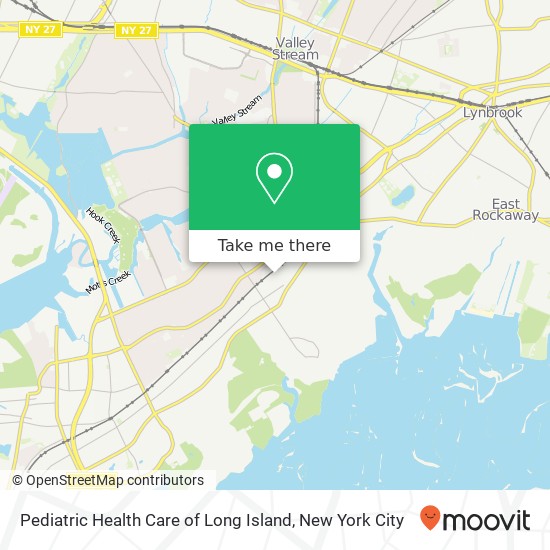 Pediatric Health Care of Long Island map