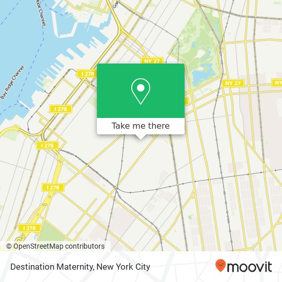 Destination Maternity map