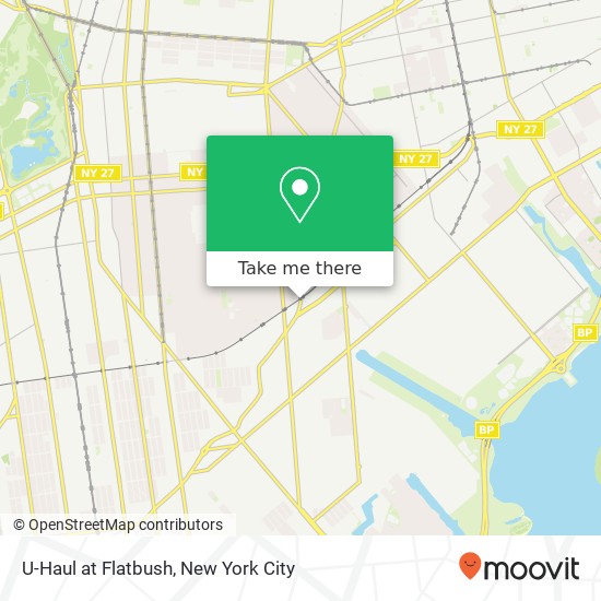 Mapa de U-Haul at Flatbush